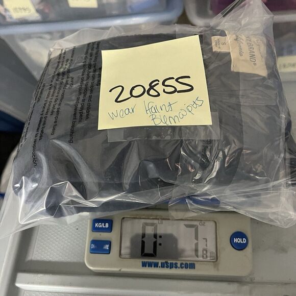 Lucky Brand Mens V-Neck Sweater Blue Long Sleeve Workwear Preppy Pullover S FLAW - Picture 10 of 11